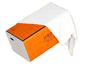Bán Hot Bán buôn OEM siêu mềm nguyên liệu gỗ Trinh Nữ bột giấy 5 ply Facial Tissue giấy trong kho
