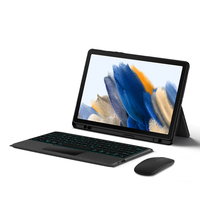 Casing Keyboard nirkabel, penutup Keyboard untuk Samsung Tab A8 X200 X205 dengan casing Keyboard untuk Samsung Galaxy Tab A8 2021 10.5
