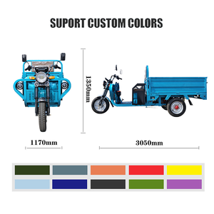 Tricycle électrique à 3 roues de haute qualité pour adultes Cargo Motorhome fabriqué en Chine avec carrosserie ouverte - Product Image 2