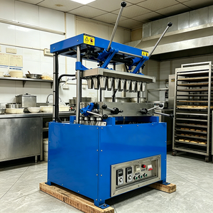 Machine à gaufres manuelle multifonctionnelle pour cornets de crème glacée, différents moules, 2 à 60 pièces, appareil commercial pour gaufrettes comestibles - Product Image 5