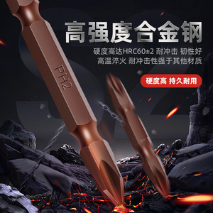 S2 <b>Screwdriver</b> <b>Bit</b> <b>Set</b> Phillips Head Multiple Specifications Professional Grade Battery Powered 12 V Lithium Ion - Product Image 1