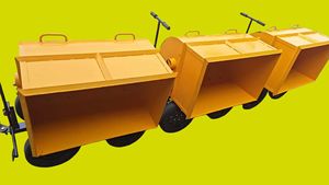 Rimorchio Minerario 3T per Miniera Sotterranea e Cava, per Trasporto di Materiali in Siti Industriali e Cantieri Minerari - Product Image 6