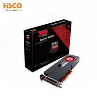 Kartu grafis untuk AMD FirePro W8100, kartu Video GPU 824MHz 512bit slot ganda 220W PCIe 3.0 X16
