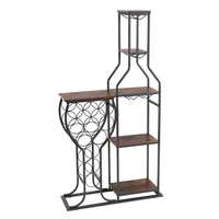 Porte-vin et porte-verres en fer forgé de style européen, décoration de comptoir pour la maison, assemblage détachable