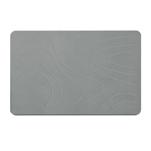 Tapis en pierre <span class=keywords><strong>de</strong></span> diatomite à absorption rapide d'eau, tapis <span class=keywords><strong>de</strong></span> <span class=keywords><strong>bain</strong></span> en pierre à motif ondulé pour salles <span class=keywords><strong>de</strong></span> <span class=keywords><strong>bain</strong></span> - Product Image 5