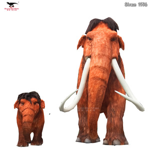 Animale animatronic a grandezza naturale mammut bambino e mamma - Product Image 6