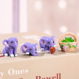 Adorno Creativo de Resina con Forma de <span class=keywords><strong>Elefante</strong></span> para Decoración <span class=keywords><strong>del</strong></span> Hogar, Jardín, Mesa de Arena, Micropaisaje DIY - Product Image 1