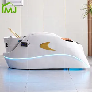 ヘアサロン電動マッサージヘッドスパベッド洗髪椅子シャンプーベッド