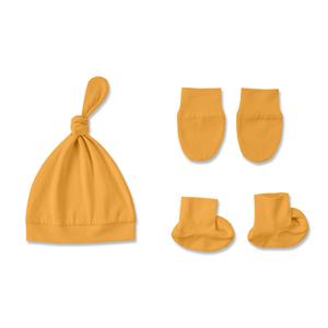 Bavoir en tissu bambou pour bébé, ensemble avec chaussettes souples pour <span class=keywords><strong>nouveau</strong></span>-nés, accessoires pour nourrisson, cadeau - Product Image 5