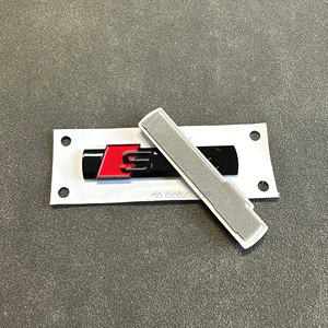 Badge ABS de haute qualité 72mm Sline pour <span class=keywords><strong>Audi</strong></span> A1 A2 <span class=keywords><strong>A3</strong></span> A4 A5 A6 A7 A8 TT S3 S4 S5 S6 S7 Q2 Q3 - Product Image 1