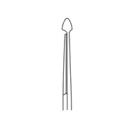 Ciseaux à pansements professionnels en acier inoxydable, coupe-gaze Lister à bout arrondi pour les soins infirmiers, les premiers secours et l'utilisation en milieu hospitalier d'urgence