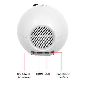 YG270 Máy Chiếu LED Mini Máy Chiếu Kỹ Thuật Số Tại Nhà Rạp Chiếu Phim Gia Đình Độ Phân Giải 1280X720 Máy Phát Đa Phương Tiện Điện Thoại Di Động Cầm Tay - Product Image 5