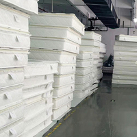 Matelas de lit d'hôtel à ressorts ensachés dans une boîte Design hôtel de luxe naturel Euro Top personnalisé fourniture d'usine King Queen taille complète