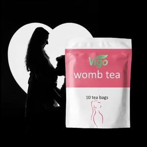 Suppléments à base de plantes pour la fertilité des femmes 10 sachets de thé de l'utérus pour la désintoxication et le soutien des règles Marque privée personnalisée - Product Image 6