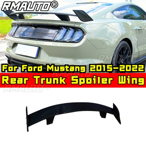 สปอยเลอร์หลังลายคาร์บอนไฟเบอร์แท้ ปีกหลังคา สำหรับฟอร์ด มัสแตง ปี 2015-2022 ชุดแต่งรถยนต์ - Product Image 2