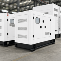Generator Diesel Tiga Fasa 50Kw 40Kw Silent 380 Volt 60Kw Alternator 50hz 60hz untuk Rumah Tangga