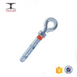 M10X12X70-HB Hex Bolt loại Châu Âu tay áo Neo với vòng nhựa, thép carbon, sáng kẽm mạ, grade6.8, din9021, cơ sở vật chất - Product Image 6