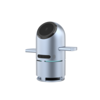 3 in 1 untuk Stasiun Pengisian Daya Nirkabel dengan Speaker, Dudukan Magnetik Berputar Otomatis, Pengisian Cepat 15W