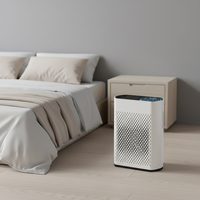Purificateur d'air haute performance 230m3/h CADR, contrôle intelligent par application WiFi, filtre HEPA, purificateur d'air pour grande pièce de 300 pieds carrés