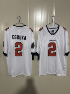 Vendita Calda Maglie Personalizzate di Alta Qualità per Football Americano Estivo delle Squadre dei Buccaneers # 2 EGBUKA # 6 MAYFIELD # Maglia EVANS 13 Cucita - Product Image 1