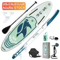 FUNWATER Dropshipping OEM Offres Spéciales 10'6 "Blue Paddleboard Sub Board Stand up Paddle Prix Planches de surf Sports nautiques Isup