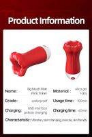 Big Mouth Trainer APP, Machine de masturbation masculine à vibration télécommandée, rechargeable, étanche, jouet sexuel électrique pour hommes, modèle 'Airplane'