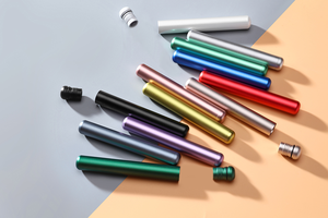 VAGRINDERS Estuche para Cigarrillos J Case 1.0, Metálico, de Aleación de Aluminio, con Logotipo Personalizado, Tubo para Cigarrillos <span class=keywords><strong>Doob</strong></span> - Product Image 5