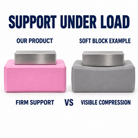 Blocs de yoga personnalisés avec logo en mousse EVA pour marques privées avec personnalisation de la couleur et de l'emballage