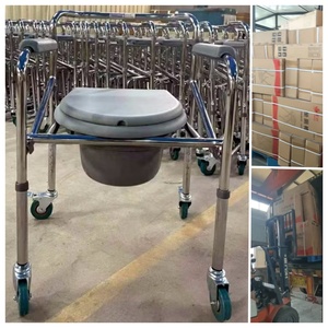 Asiento de Inodoro Plegable Portátil de Acero al Carbono con Certificación CE MDR de HONGYE, para Personas Mayores/Discapacitadas, Capacidad de 100 kg, Venta al Por Mayor - Product Image 6