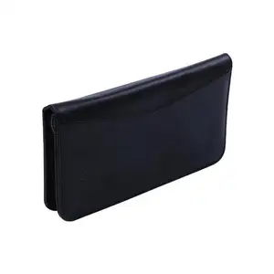 Supply Factory Custom leather clutch bag handbag men and women pouch for wholesale designer Leather Black Clutch Wallet