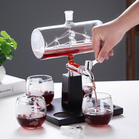 Carafe à vin en verre borosilicate de haute qualité, style voilier, nouvelle collection, capacité 1000/350 ml, directement de l'usine avec 41 ans d'expérience