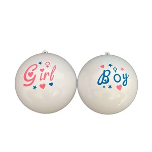 Ballon surprise de révélation du sexe de bébé, 12 cm, nouveau produit en vente, bleu ou rose, avec confettis, pour <span class=keywords><strong>la</strong></span> décoration de fête de <span class=keywords><strong>naissance</strong></span> - Product Image 6