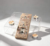 Nouvelles bougies artisanales en cire de paraffine écologiques et biologiques pour l'aromathérapie, dans un bocal en verre, décoration d'intérieur, cadeau pour le Ramadan et la Fête des Pères