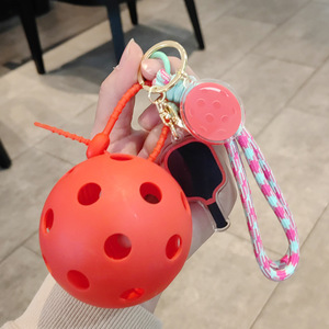 Divertido Llavero de Pickleball, Mini Colgante, Recuerdo Creativo, Adorno de Pelota Deportiva, Pequeño Regalo, Estilo Minimalista para Estudiantes - Product Image 1