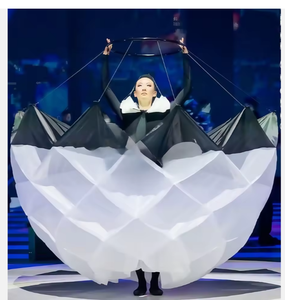 Costume de danse en forme d'ananas, jupe de danse latine, robe de spectacle de danse, costume de scène de boîte de nuit - Product Image 6