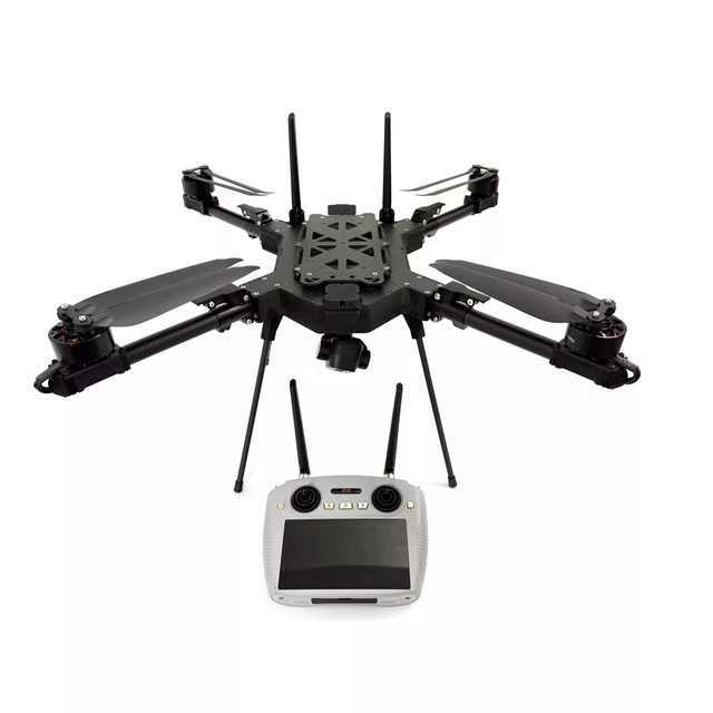 SYI 15 Inch FPV UAV Drone 3 Axis Gimbal 20KM Digital Image Transmission 4K UHD with Camera Agricultural Survey Aircraft