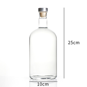 Bán Buôn 250Ml <span class=keywords><strong>375Ml</strong></span> 500Ml <span class=keywords><strong>750Ml</strong></span> 1000Ml Whisky Vodka Tequila Chai Rõ Ràng Vòng <span class=keywords><strong>Glass</strong></span> Rượu Rượu Chai Rượu Vang - Product Image 6