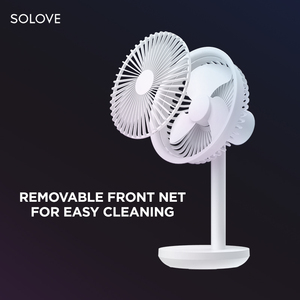 3-12 heures de temps de travail Puissance longue durée Ventilateur de table silencieux à trois vitesses Conception originale Fabriqué en Chine - Product Image 3