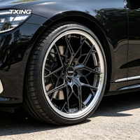 Jantes forgées concaves en alliage d'aluminium de haute qualité, 16-22 pouces, design personnalisé Hyper Black Mesh, nouvelles 40mm 25mm 30mm
