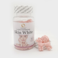 Vente en gros Glutathion naturel Complément alimentaire éclaircissant pour la peau Gommes au glutathion pour le soutien immunitaire