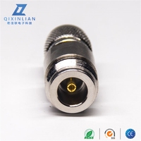 Connecteur coaxial RF mâle en cuivre pur TNC Type Jack nickelé compatible avec la femelle N