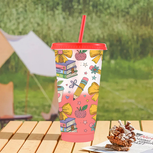 Vasos <span class=keywords><strong>de</strong></span> café helado <span class=keywords><strong>de</strong></span> 24 oz con tapas y pajitas, personalizados al por mayor, con <span class=keywords><strong>diseño</strong></span> <span class=keywords><strong>del</strong></span> Día <span class=keywords><strong>del</strong></span> <span class=keywords><strong>Maestro</strong></span>, sin BPA, ideales para camping y fiestas. - Product Image 6