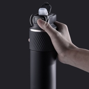 17oz Modern <b>Double</b>-<b>Walled</b> Stainless Steel Sports Water Bottle Vacuum Insulated 500ml Capacity Cylindrical Shape 12-24 Hours - Product Image 5