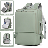 Sac à dos multifonctionnel étanche pour ordinateur portable avec port USB, grande capacité, durable, 20-39L, compartiment sec/humide pour usage quotidien, études, affaires et voyages