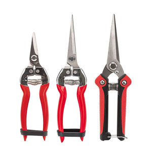 Lu Ban Garden Shears Set Red Stainless Steel Bypass Pruner Grafting Trimming 10-20 Mm For Home Use - Product Image 3