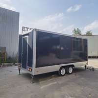 Camion de cuisine mobile professionnel certifié DOT, entièrement équipé pour la vente de nourriture de rue, café, glaces, en-cas, remorque alimentaire