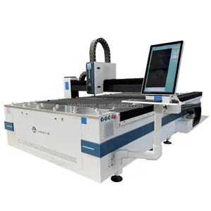 Jinan LEEDER FL-1530 1kw fiber laser cutting machine 1000watt 2000watt 4kw cutter machines for steel brass