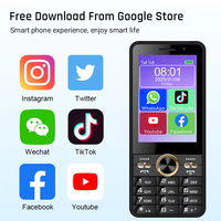 3,5 ''Quad Core Android 8,1 Teléfono móvil 2500mAh 16GB + 2GB 2.0MP Cámara WiFi BT 2500mA Teléfonos pequeños Pantalla táctil 4G Smartphone