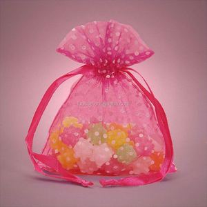 Sacs à parfum en organza blanc à pois personnalisés - Product Image 4