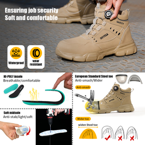 <span class=keywords><strong>Botas</strong></span> de Seguridad Guyisa de Moda para Hombre con Puntera de Acero y Personalización Aceptable - Product Image 5